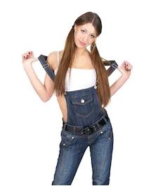 Denim Dungarees