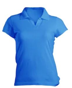 blue polo t shirt women's
