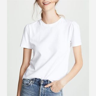 White Plain Ladies T-Shirts