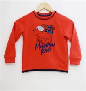 Kid's Printed Full Sleeve T-shirt