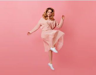 Sweater Knit midi-Skirt