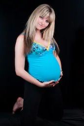 Maternity Mock Wrap Top