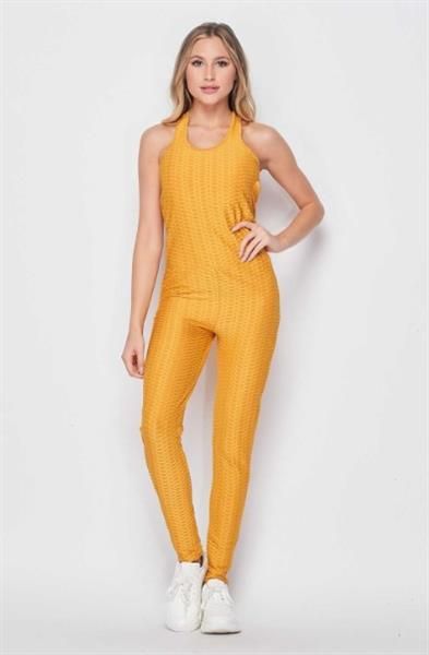 Honeycomb Scrunched Butt Lift Catsuit