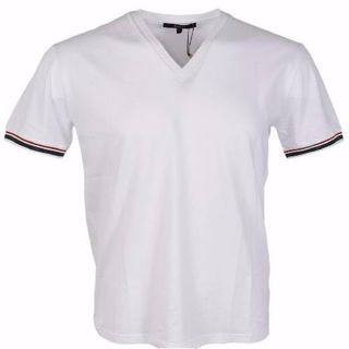 White Round Neck Men's T-Shirt