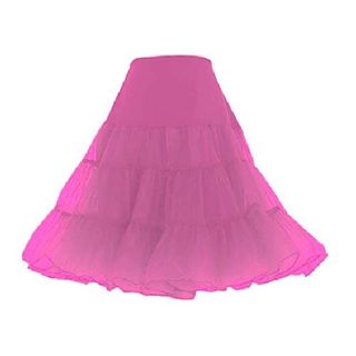 Women Petticoat Nylon Yoke Underskirt