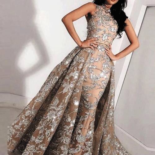 Buy Luxury Sequin Evening Dress Evening Gown Prom Dress Sequin Online in  India  Etsy