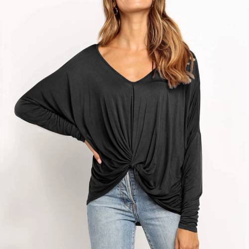 Flutter Sleeve v-neck T-shirts