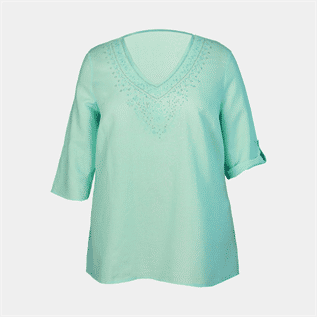 Ladies 3/4 Sleeve Blouse