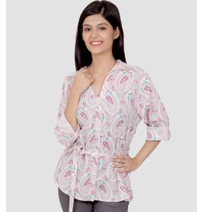 Women's Floral Printed Full Sleeve Shirt