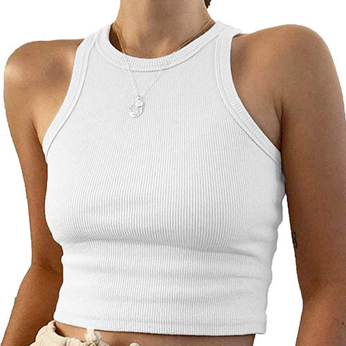 Ribbed Crop Tank Tops