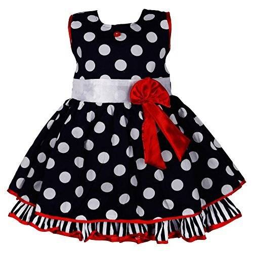 Niren Enterprise Baby Girl Frock Polka Printed Ishq Frock for Kids Girl 1  to 7 Years Old ISHQ 23 Years Multicolour  Amazonin Clothing   Accessories