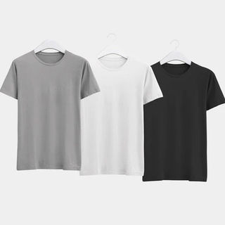 Plain White and Black T-Shirts