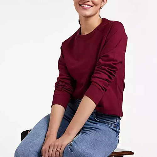 Women Plain Sweatshirts