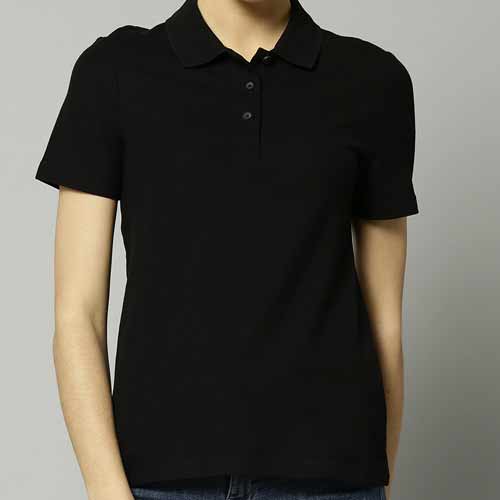 Women Plain Polo Shirts