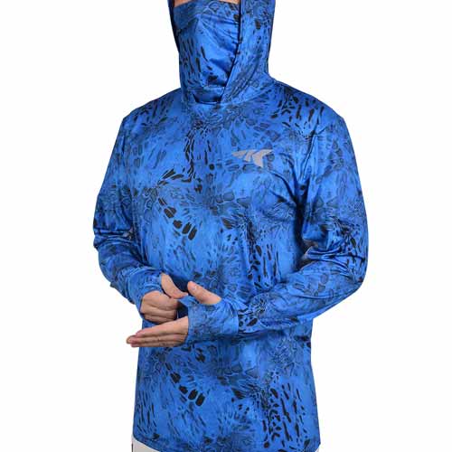 Men Hiking Long sleeve Shirt with Hood