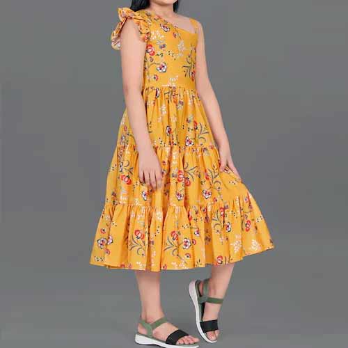 Girls Printed Frock