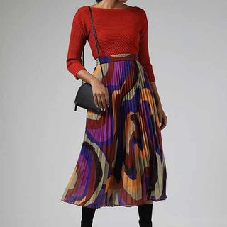 Women Multi-color Skirts