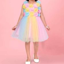 Kids Multi-color Frocks