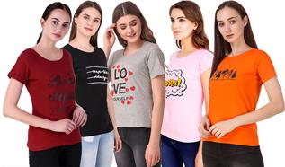 Women's Crew Neck T Shirts