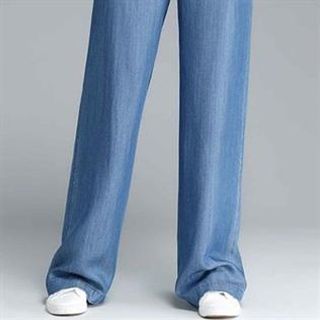 Women's Wide-Leg Mid-Rise Jeans