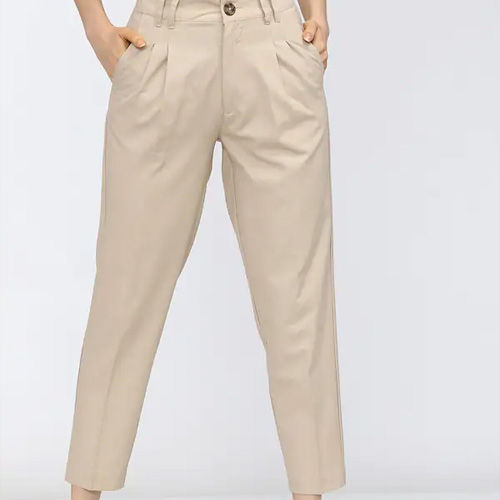 Buy ATARAH Womens Regular Fit Cotton Trousers BWR01SBlackS at  Amazonin