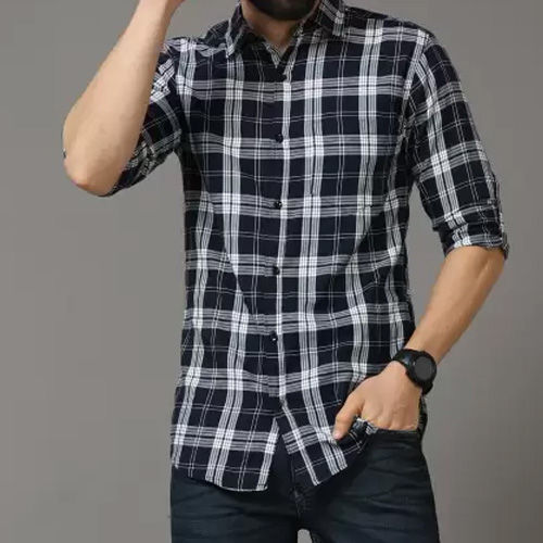 Men Micro Print Shirts