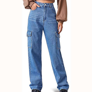 Women's Cargo Baggy Jeans