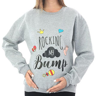Women Knitted Maternity Sweatshirts
