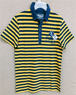 Men's Striped Polo Shirt