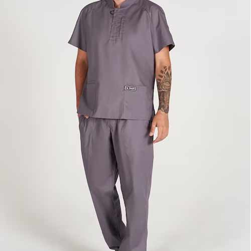 Men Plain Medical Scrubs