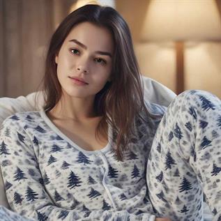 Women's Night wear Printed Pajama Sets