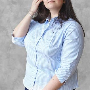 Women's Striped Button Down Shirts