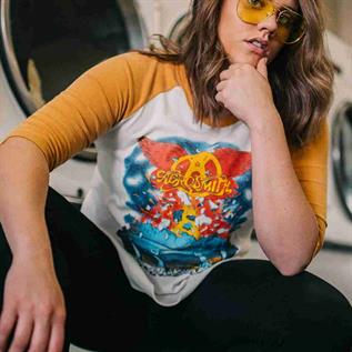 Women Full-Sleeve Color Block T-shirts