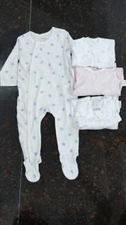 Stocklot Infant Cotton Onesis