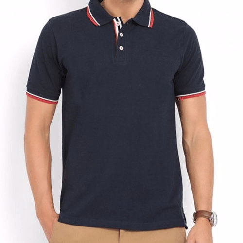 Men's Plain Polo T-shirt