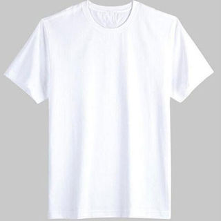 Men Plain White T-Shirts