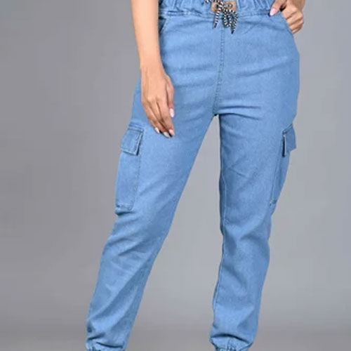 Women Cotton Denim Pants