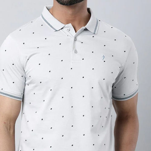 Men Printed Polo T-shirts