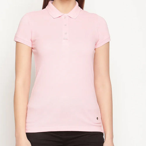 Women Plain Polo T-shirts