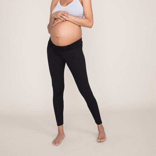 Women Plain Maternity Yoga Pants