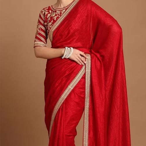 Women Plain Saree