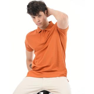 Men Knitted Pique Polo T-Shirts