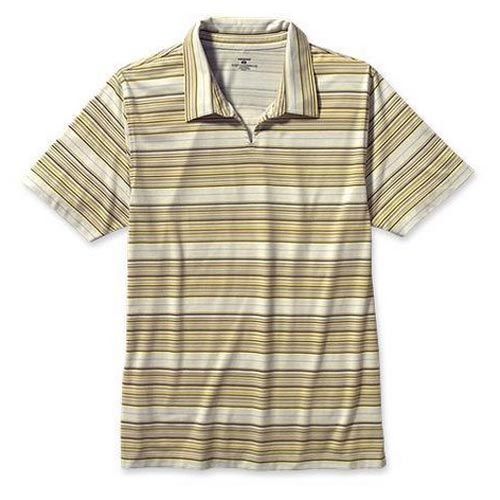 Men Short Sleeves Pin Stripes Polo T Shirts