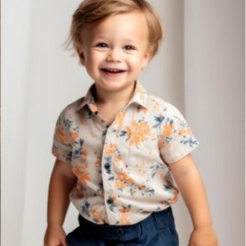 Boys Floral Printed Shirts