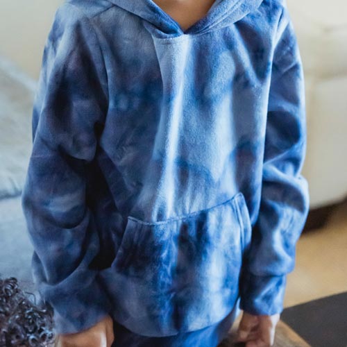 Boys Tie N Dye Print Hoodies