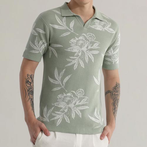 Men Printed Polo Shirts