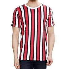 Men Vertical Striped T-shirts