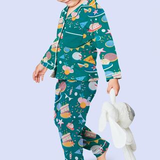 Boys Printed Pajama Suit