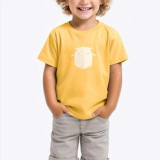 Boys Short Sleeves T-Shirts with Chest Print