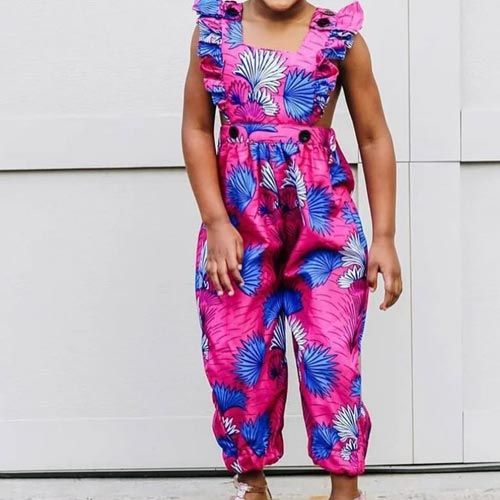 Kids Printed Solid Jumpsuits